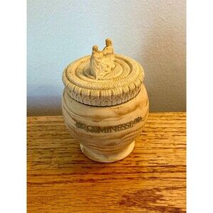 Max factor VTG Geminesse Enriched Complex cream empty jar 60s Roman Basket Tan